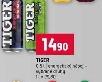 TIGER 0,5l energetický nápoj vybrané druhy
