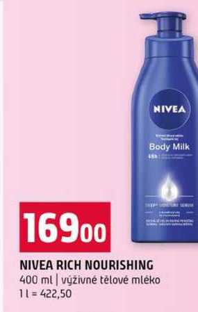NIVEA RICH NOURISHING 400 ml výživné tělové mléko