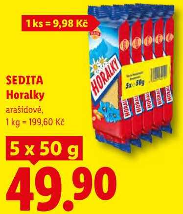 SEDITA Horalky, 5x 50 g