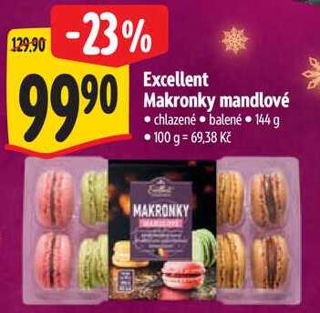 Excellent Makronky mandlové, 144 g