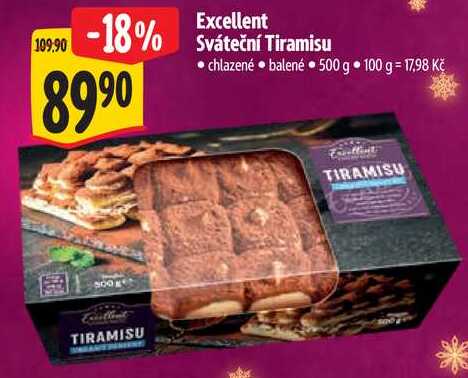 Excellent Sváteční Tiramisu, 500 g