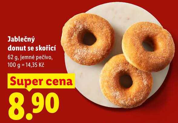 Jablečný donut se skořicí, 62 g