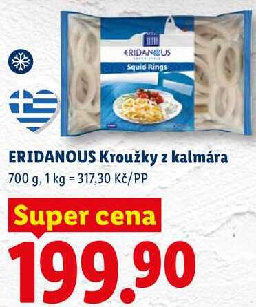 ERIDANOUS Kroužky z kalmára, 700 g 
