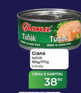 Giana Tuňák Tuniak Giana tuňák 185g/170g