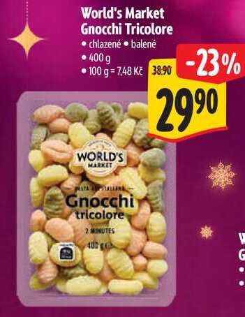 World's Market Gnocchi Tricolore, 400 g