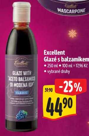 Excellent Glazé s balzamikem, 250 ml 