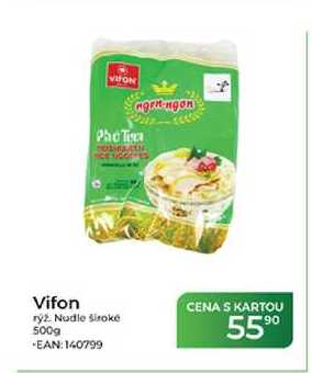 Vifon rýž Nudle široké 500g