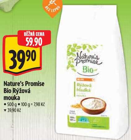 Nature's Promise Bio Rýžová mouka, 500 g 