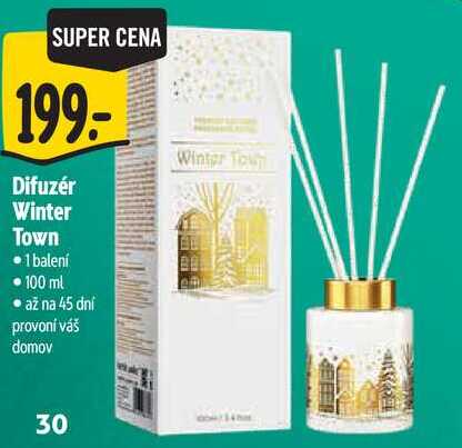 Difuzér Winter Town, 100 ml