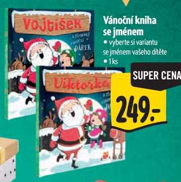 Vánoční kniha se jménem