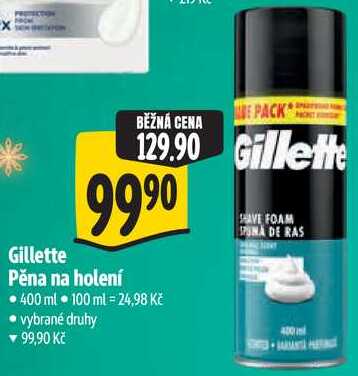 Gillette Pěna na holení, 400 ml