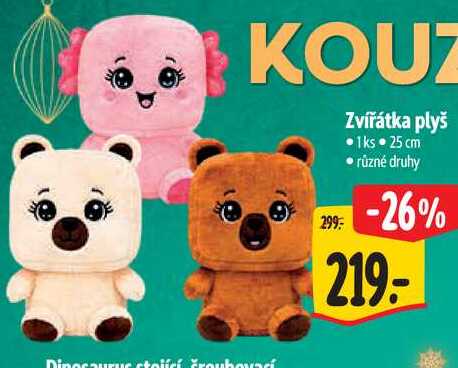  Zvířátka plyš 1ks 25 cm 