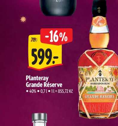 Planteray Grande Réserve 0,7 l
