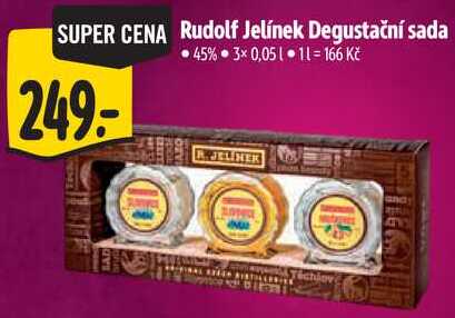 Rudolf Jelínek Degustační sada, 3x 0,05 l