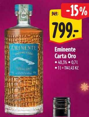 Eminente Carta Oro, 0,7 l