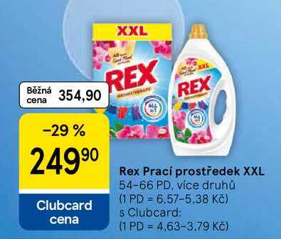 Rex Prací prostředek XXL, 54-66 PD, více druhů 