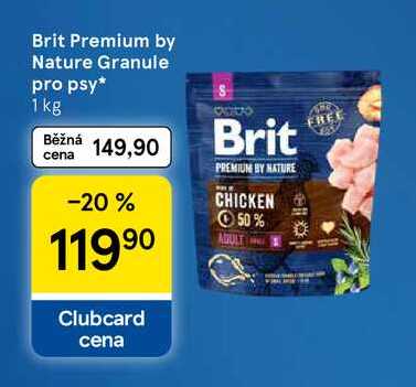 Brit Premium by Nature Granule pro psy, 1 kg