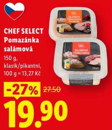 CHEF SELECT Pomazánka salámová, 150 g