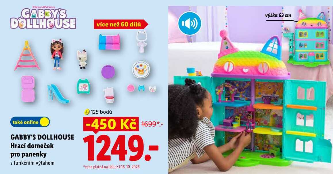 GABBY'S DOLLHOUSE Hrací domeček pro panenky