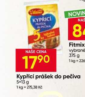 Vitana Kypřící prášek do pečiva 5×13 g 