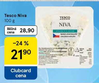 Tesco Niva, 100 g