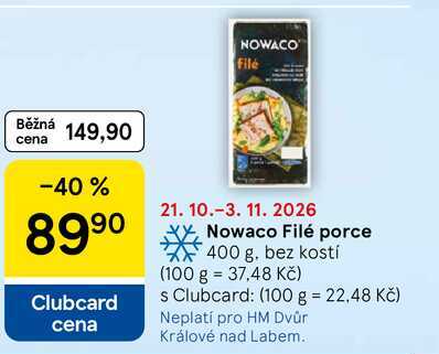 Nowaco Filé porce, 400 g