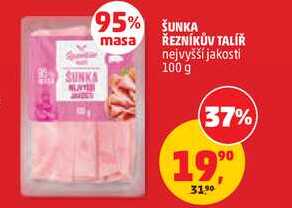 Řezníkův talíř šunka 100g