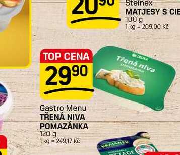 TŘENÁ NIVA POMAZÁNKA 120 g