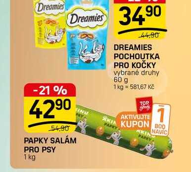 PAPKY SALÁM PRO PSY 1kg