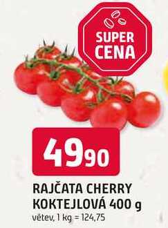 CHERRY KOKTEJLOVÁ 400 g větev