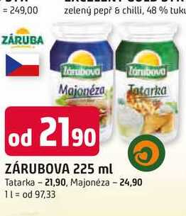 Zárubova Tatarka 225ml