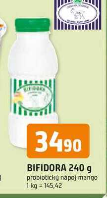 BIFIDORA 240 g probiotický nápoj mango 
