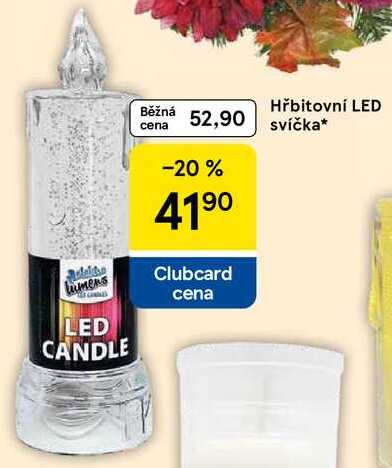 Hřbitovní LED svíčka