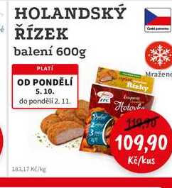 HOLANDSKÝ ŘÍZEK balení 600g