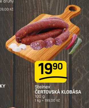 ČERTOVSKÁ KLOBÁSA 100 g