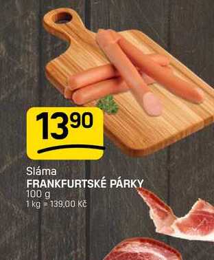 FRANKFURTSKÉ PÁRKY 100 g