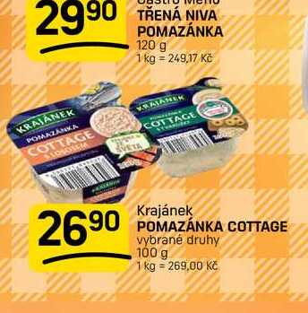 POMAZÁNKA COTTAGE vybrané druhy 100 g