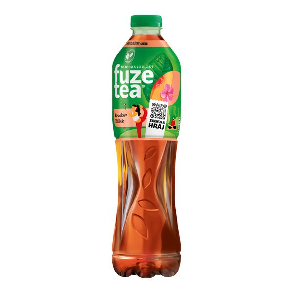 Fuzetea Peach Hibiscus černý ledový čaj