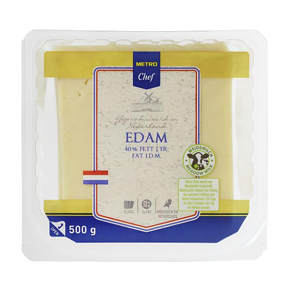 Metro Chef Edam 40% sýr plátky