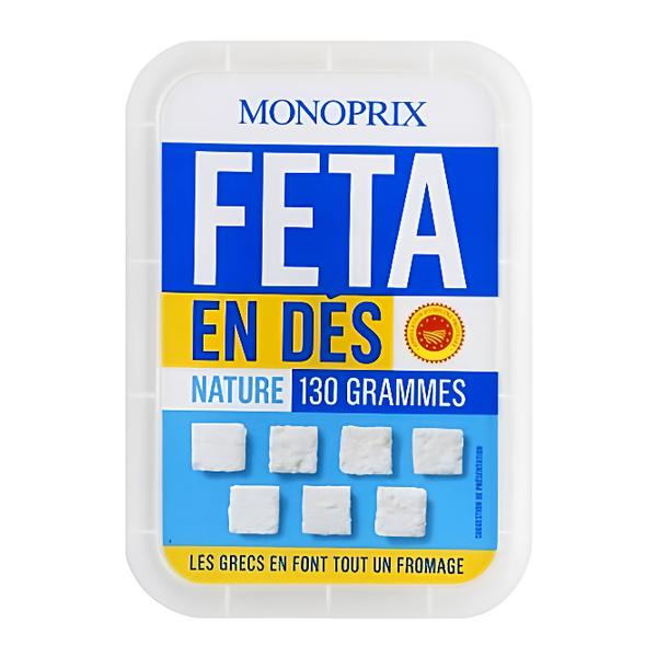 Monoprix Přírodní Feta sýr, kostky
