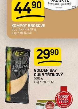 GOLDEN BAY CUKR TŘTINOVÝ 500 g