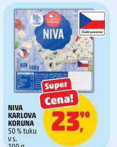 NIVA KARLOVA KORUNA 50% tuku VS., 100 g