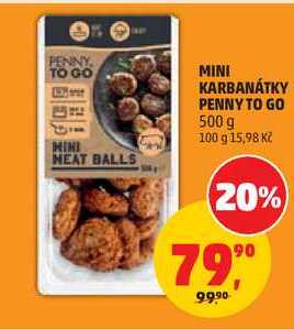 MINI KARBANÁTKY PENNY TO GO, 500 g