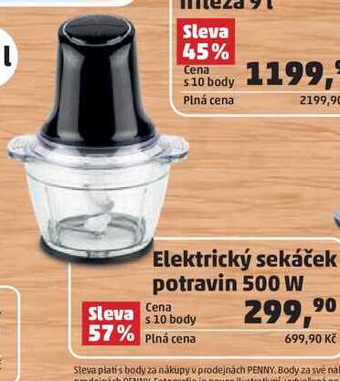 Elektrický sekáček potravin 500 W