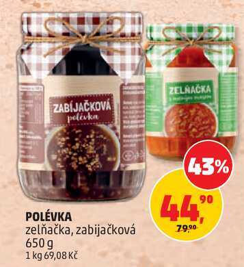 ZELNAČKA POLÉVKA zelňačka, zabijačková, 650 g