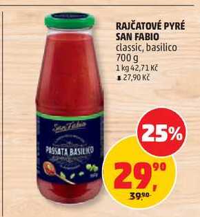 RAJČATOVÉ PYRÉ SAN FABIO classic, 700 g 