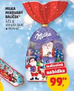 MILKA MIXOVANÝ BALÍČEK, 121 g 