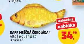 KAPR MLÉČNÁ ČOKOLÁDA, 40 g 