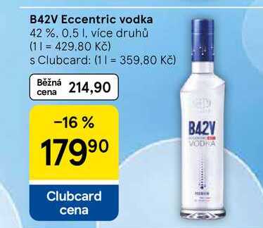 B42V Eccentric vodka 42%, 0.5 l
