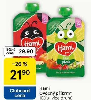 Hami Ovocný příkrm, 100 g 